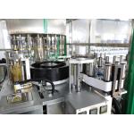 Roll - Feed Bottle Labeling Machine , OPP / BOPP Film Hot Melt Glue Labeling Machine