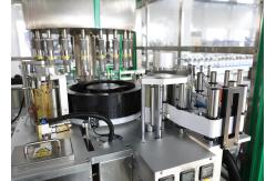 China Roll - Feed Bottle Labeling Machine , OPP / BOPP Film Hot Melt Glue Labeling Machine supplier