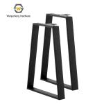 Trapezoidal Furniture Table Legs Ironwork Metal Long and Short Stools Small Coffee Table Stand Coffee Table Feet for sale