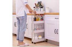 China Large detachable Bulk Kitchen Supplies Rolling Utility Cart Storage Rack Shelves supplier