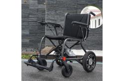 China Lithium Battery Lightweight Power Wheelchair Foldable With PU Tire supplier