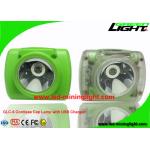 Dual High Low Beam Cordless Miners Cap Light Waterproof With Digital Battery Capacity Display for sale