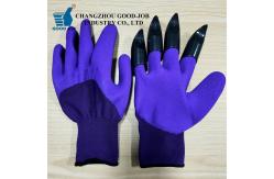 China Claws ABS Plastic Outdoor Rubber Gloves Latex Digging Planting Waterproof supplier