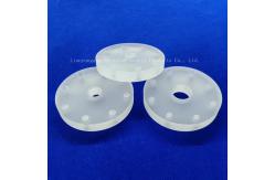 China Factory Customized High Temperature Resistant Circular Drilled Quartz Plate Frosted Glass Sheet supplier