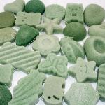 ODM Different Shaped Charcoal Baby Bath Sponge For Sensitive Skin