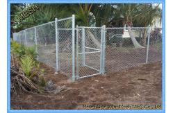 China Galvanized Chain Link Fence Privacy Fabric  / Mesh Fabric High Carbon Steel Wire supplier