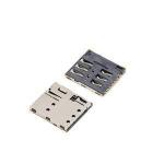 Nano Type 6 Pin Sim Card Connector LCP Push Push Sim Connector For Moblie Phone for sale
