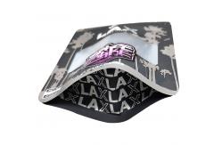China Child Proof Zipper Mylar Bags With Window Transparent Packaging Pouch supplier