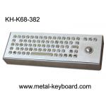 Vandal proof Industrial Computer Keyboard with trackball and 71 Keys for sale