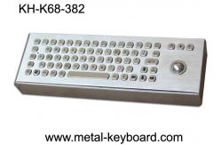 China Vandal proof Industrial Computer Keyboard with trackball and 71 Keys supplier