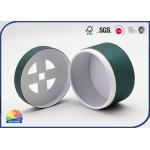 Tea Packaging Custom Paper Gift Tube With Die Cut Window Lid