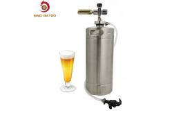 China 4L Single Wall CO2 Mini Keg Dispenser With Flexible Beer Tap supplier