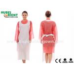 0.08mm Polythene Disposable Plastic Apron With Smooth Surface for sale