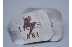 China TPU Material Printed Custom Garment Labels With Four Colour Logos supplier