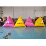 Inflatable Swim Buoy , Inflatable Triangle Buoy With Logo , Water Floating Buoy Water Event Inflatable Marker Race Buoy for sale