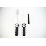 Instant Read Trident Digital Meat Thermometer Fork , Barbecue Tool Set Light Weight