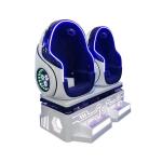 Direct selling high-quality virtual reality simulation amusement equipment 2 seats 9d 360 vr cinema sports egg chair for sale
