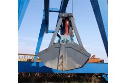 China 15cbm Clamshell Grab Bucket Wireless Remote Control For Bulk Material supplier