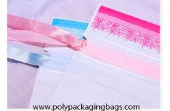 China Gravure Printing Double Layer 0.08mm LDPE CPE Drawstring Gift Bag supplier