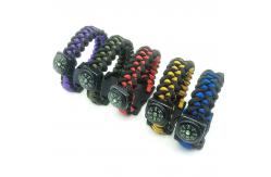 China Braided Rope Handband USB Flash Drive With Compass 2.0 And 3.0 supplier