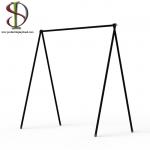 Economical and Practical Folded Garments Metal Clothing Display Rack for sale