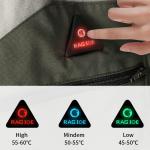 Snow Windbreaker Electric Coat Warmer Polyester Heated Cotton Jacket with Hood