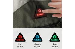 China Snow Windbreaker Electric Coat Warmer Polyester Heated Cotton Jacket with Hood supplier