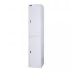 Fireproof Lockable 2 Doors metal clothes locker 0.5mm-1.0mm Thickness for sale