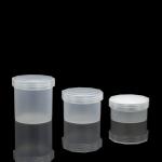 60g 90g 140g Screw Cap Clear Cream Jar Non Slip Lotion Jars With Lids for sale
