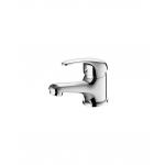 Modern Brass Hot And Cold Water Faucet For Bathroom Single Handle Chrome for sale