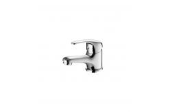 China Modern Brass Hot And Cold Water Faucet For Bathroom Single Handle Chrome supplier