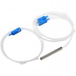 1X2 SC UPC LSZH Fiber Optic PLC Splitter 0.9mm Mini Steel Tube for sale