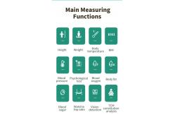 China Intelligent Health Check Kiosk Customized Multi Functions Digital Height Weight Scale supplier