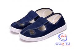 China Lightweight Esd Safety Shoes Anti Static Work Shoes With Four Holes supplier
