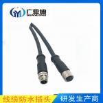 2 3 4 Pin Cable Male Female M8 Metal Waterproof Connector for sale