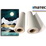 Matte Stretched Inkjet Poly Cotton Canvas Prints Roll Water Resistant for sale