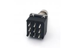 China 9 Pin 3pdt Stomp Switch 500V For Electric Guitar supplier