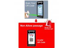 China EU C19 Verifica Green Pass QR Code Reader Facial Recognition Thermometer supplier