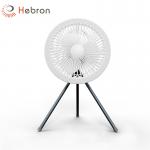 Outdoor Timable Portable Camping Fan Vehicle Cooling Fan Detachable With LED Light for sale