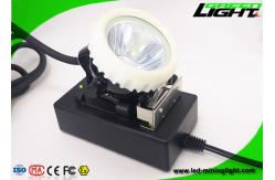China 450mA 216lum Underground LED Mining Headlamp Corded 4000lux supplier