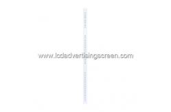 China Roof Mount LCD Advertising Screen Ultra Thin Double Sides Digital Signage Ceiling Pole supplier