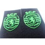 Embossed Felt Backing Injection Rubber Custom Clothing Patches for sale