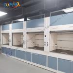 Chemical Hazard Protection Steel Fume Hood with High Airflow LED Lighting and Optional Fan for sale