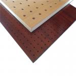 Decorative Wooden Ceiling Board Night Club Perforated Wall Partition Panel for sale