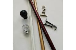 China 0.35mm Chrome 6.7m Inside Window Frame Curtain Rod supplier