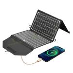 Customized Outdoor Camping ETFE 21W Foldable Solar Charger Folding Portable Solar Panels With USB Port for sale