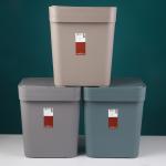 Plastic PP Household Dustbin For Office Toilet Dry And Wet Separation for sale
