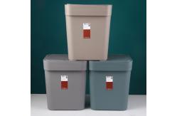 China Plastic PP Household Dustbin For Office Toilet Dry And Wet Separation supplier