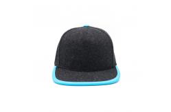 China Customized Blank Flat Brim Snapback Hats  For Autumn And Winter supplier