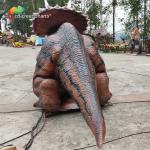 Animatronic Triceratops Model For Theme Park Decoration